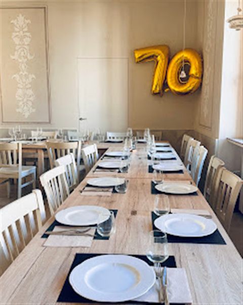Sala L'Orlando Innamorato — cene private ed eventi